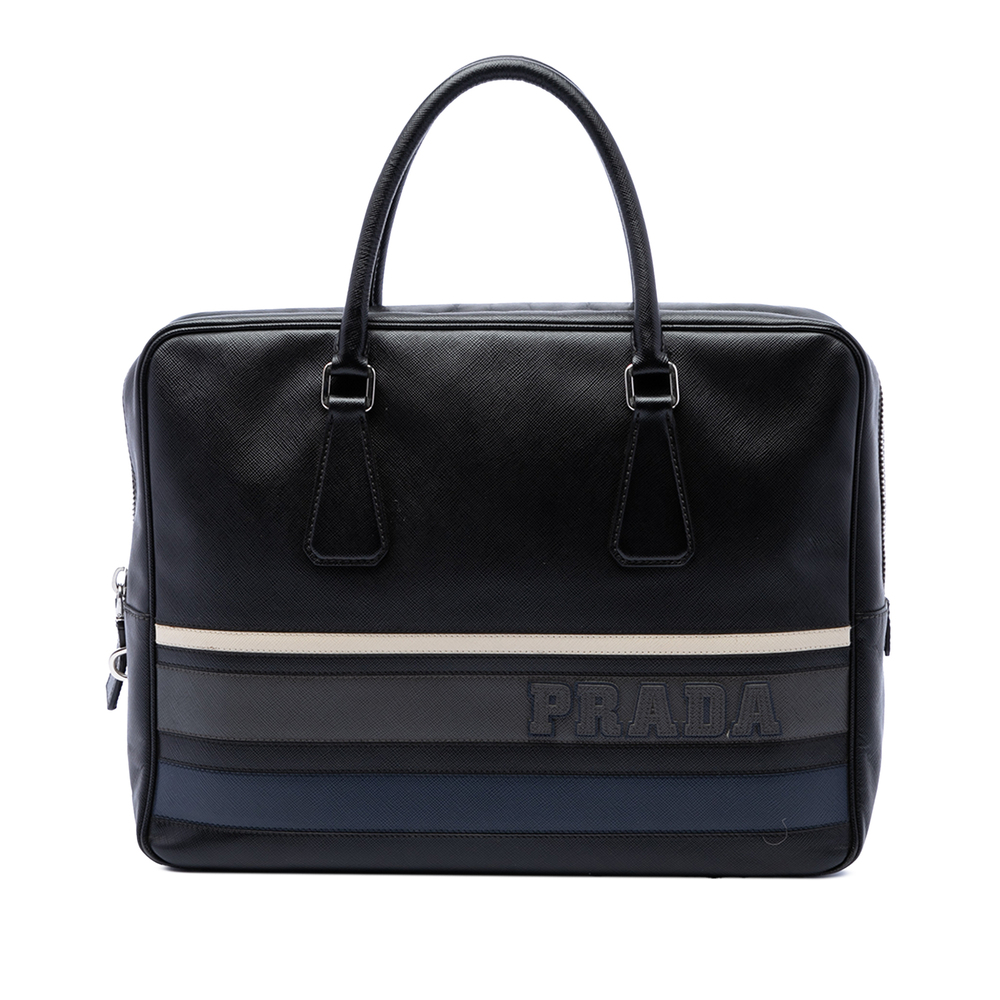 Pre-Loved Prada Saffiano Lux Letterman Briefcase